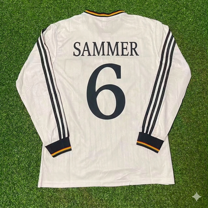 Maillot de football rétro à manches longues de l’Allemagne, domicile, finale EURO 1996 – Matthias Sammer 6