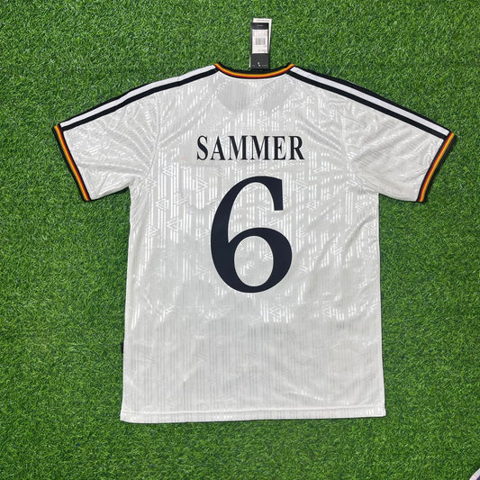 Matthias Sammer Alemania Eurocopa 1996 Final Local Conjunto de camiseta de fútbol retro