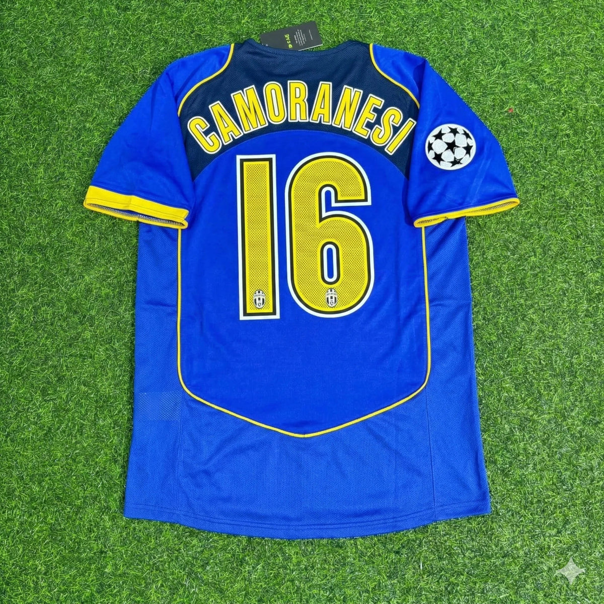 Mauro Camoranesi Juventus 2004-2005 Blue Retro Jersey | Kit | Trikot | Maillot Soccer Shirt