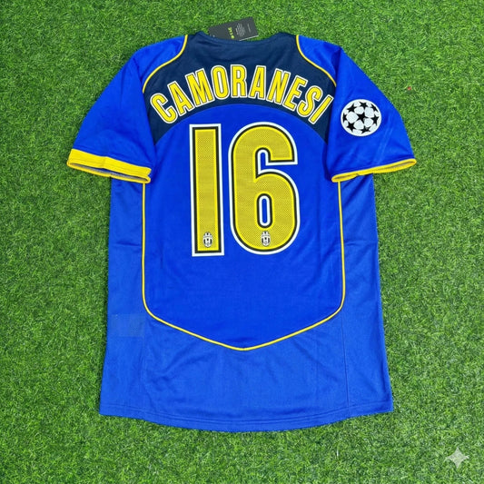 Mauro Camoranesi Juventus 2004-2005 Blue Retro Jersey | Kit | Trikot | Maillot Soccer Shirt