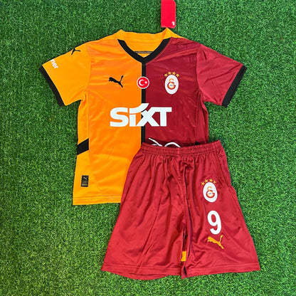 Mauro Icardi 9 Galatasaray Kirmizi Cocuk Formasi KinderTrikot Kids Kit Set Maillot Enfant
