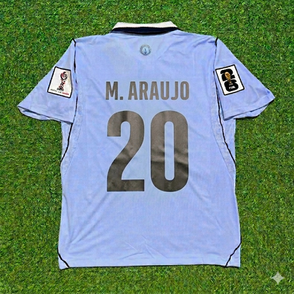 Maximiliano Araújo #20 Uruguay 2026 World Cup Home Sky Blue Jersey