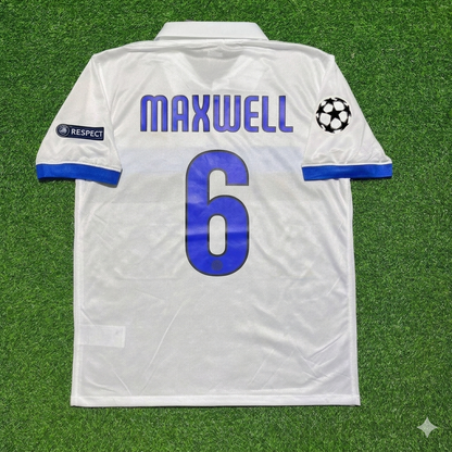 Maillot de football rétro blanc Maxwell Inter 2009/2010