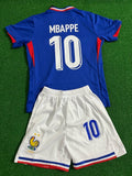 Kylian Mbappe France Kids Jersey kit Kindertrikot maillot enfant kindertrui
