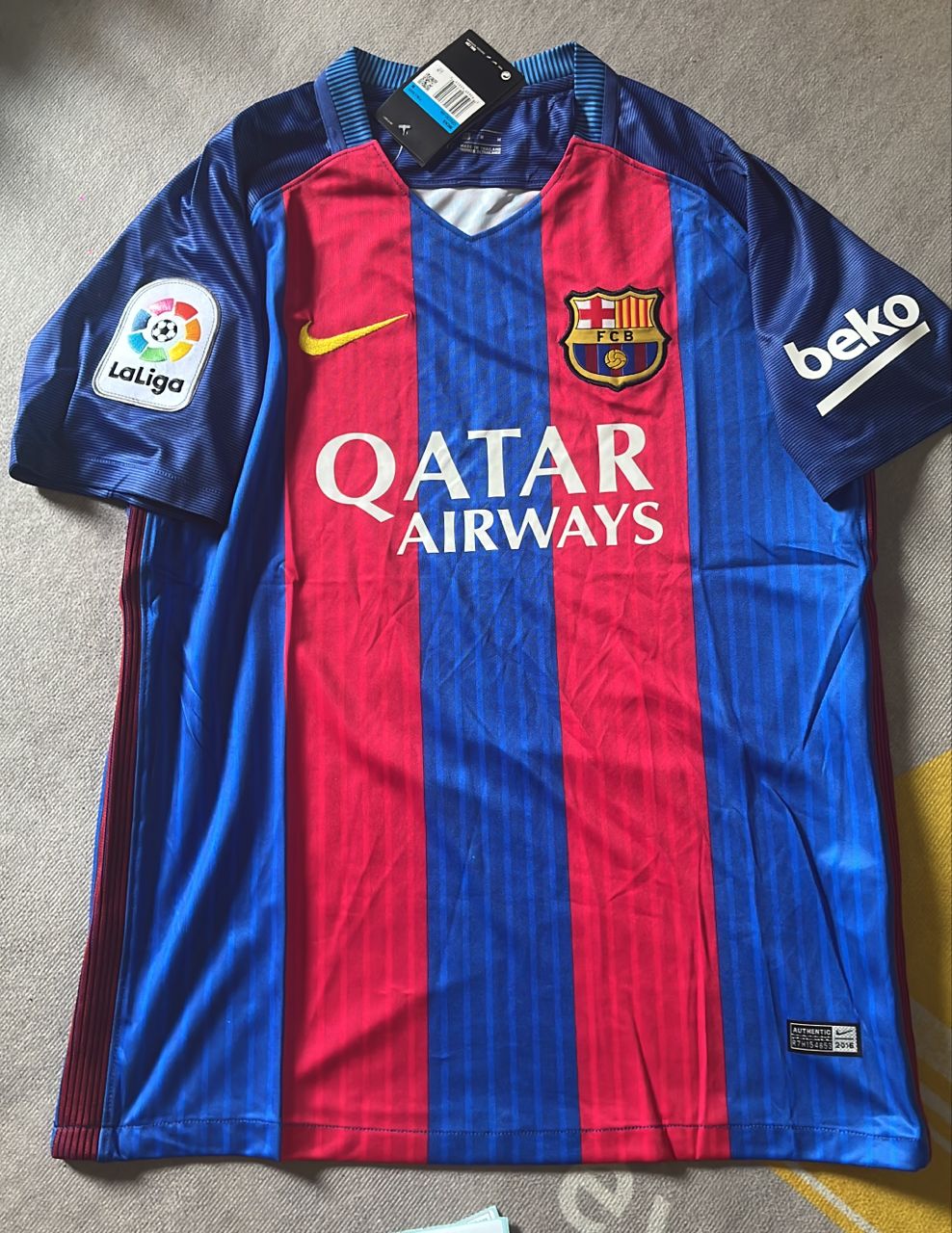 Neymar Jr 11 – FC Barcelona 2016/17 Home Retro Jersey Trikot Maillot
