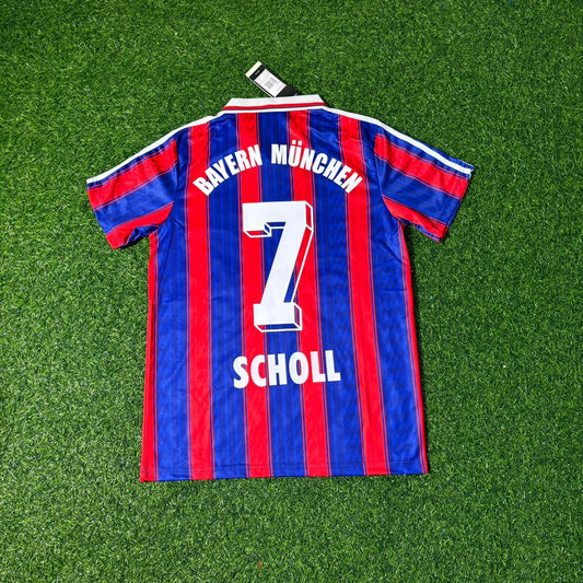 Mehmet Scholl Bayern Munich 1995–1997 Retro Football Jersey Kit