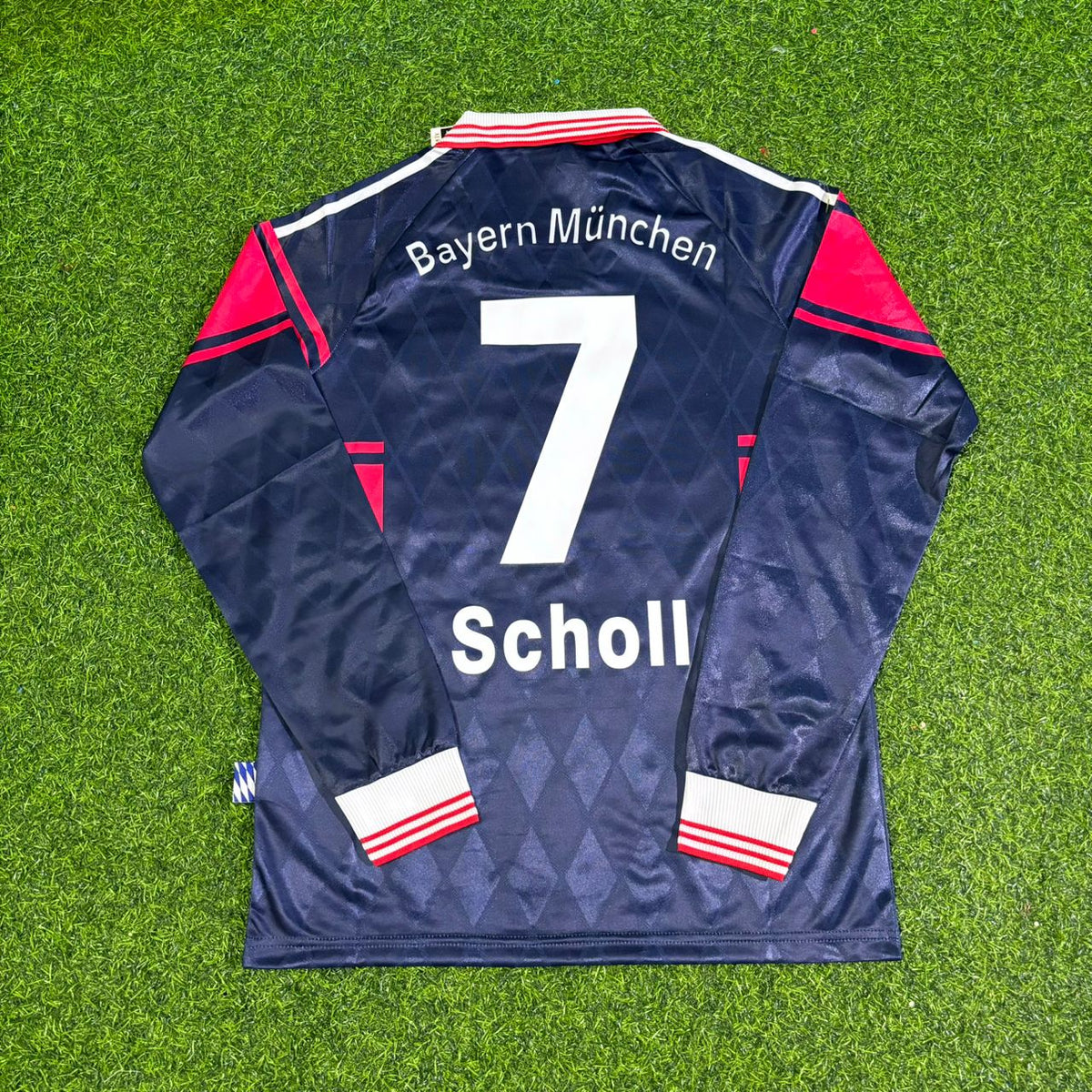 Maillot Rétro Domicile Manches Longues Mehmet Scholl FC Bayern Munich Saison 1997/98