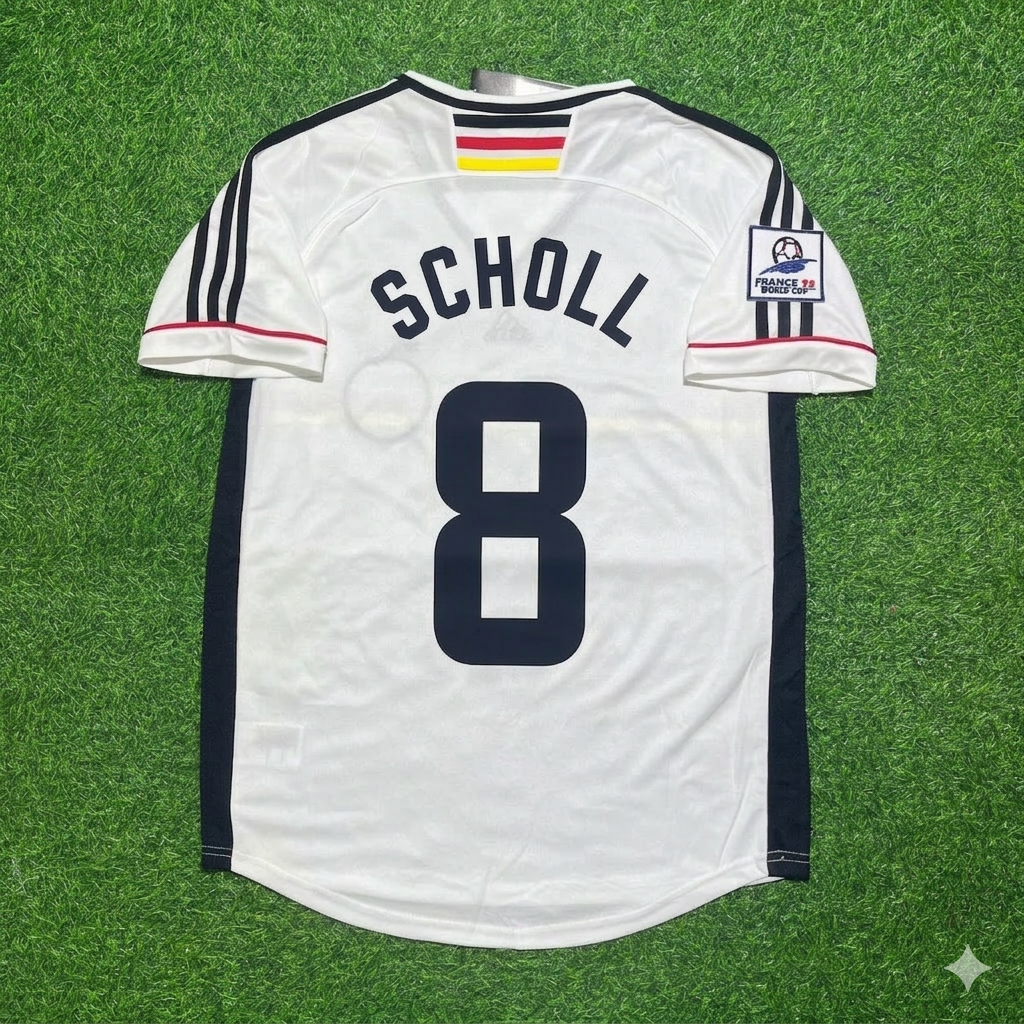 Germany World Cup Retro Football Jersey – Mehmet Scholl
