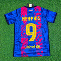 Memphis Depay #9 Barcelona Saison 2021/22 Drittes Retro-Trikot Fußballtrikot