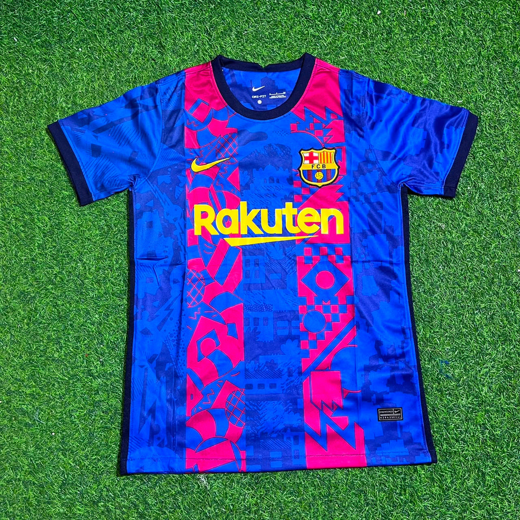 Memphis Depay #9 Barcelona Saison 2021/22 Drittes Retro-Trikot Fußballtrikot