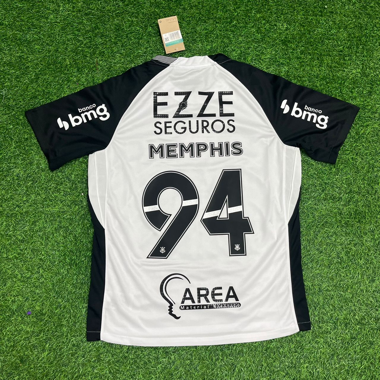 Memphis Depay Corinthians White Black Kit Jersey Trikot Maillot Maglia Camiseta