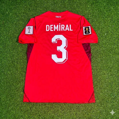 Merih Demiral #3 Turkey Türkiye - World Cup 2026 -Home Red- Jersey Trikot - Maillot Maglia