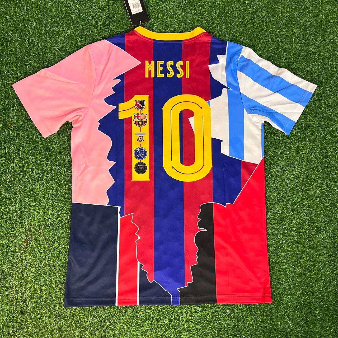 Lionel Messi GOAT Combo All Teams Special Jersey Trikot Maillot Soccer Shirt