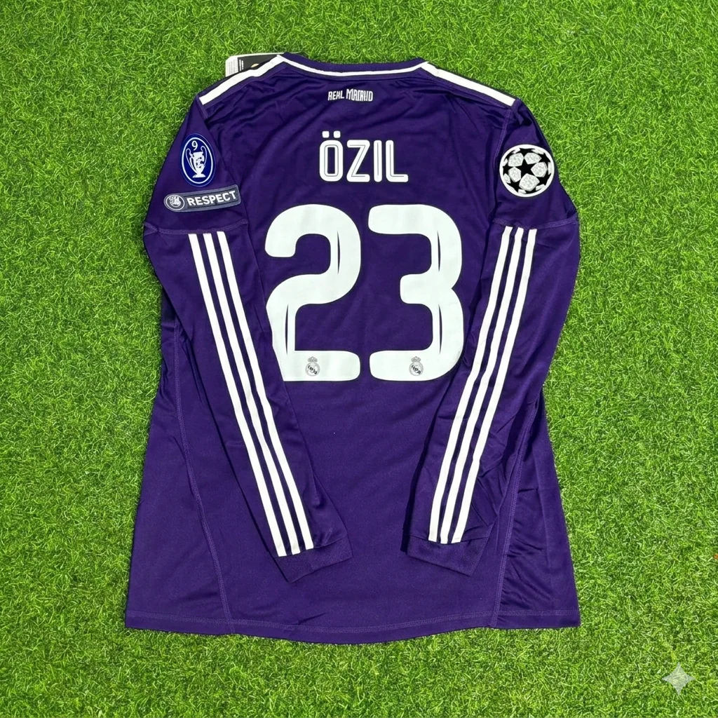 Mesut Özil 23- Real Madrid 2010/2011 Purple Long Sleeve Football Jersey