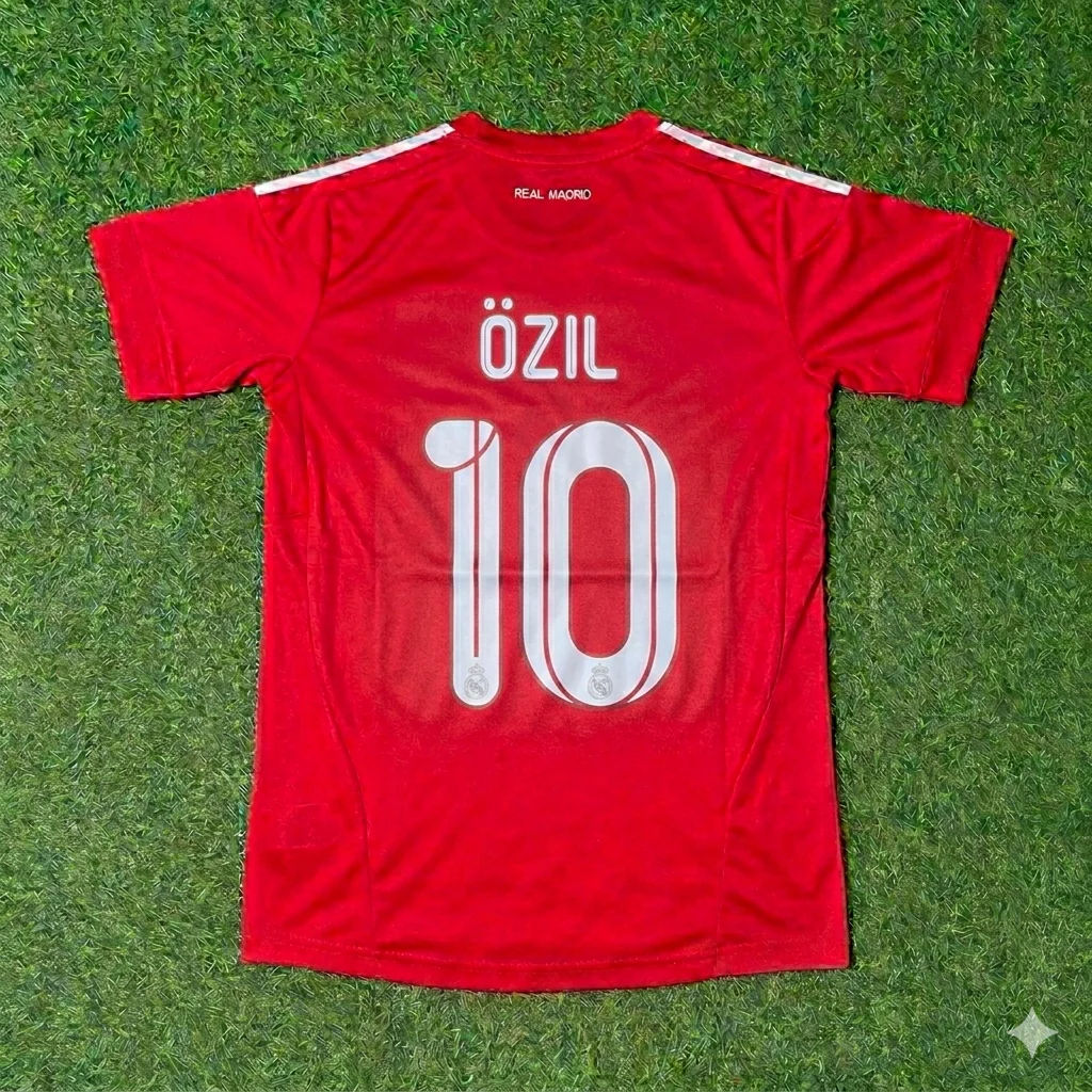 Mesut Özil 10- Real Madrid 2011/2012 Red Football Jersey
