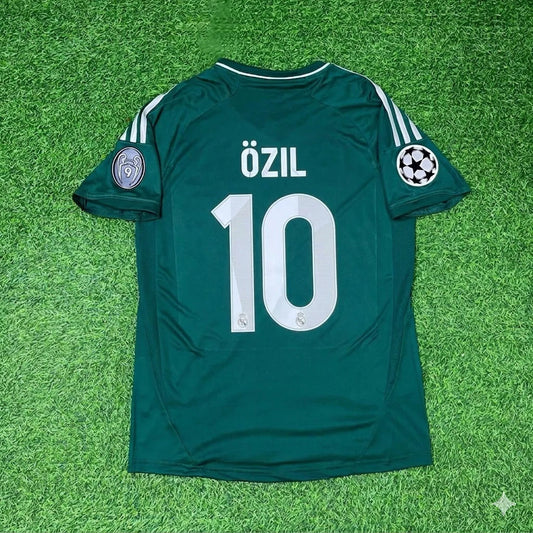 Mesut Özil #10 Real Madrid 2012-2013 Champions League Grünes Trikot Fußballtrikot