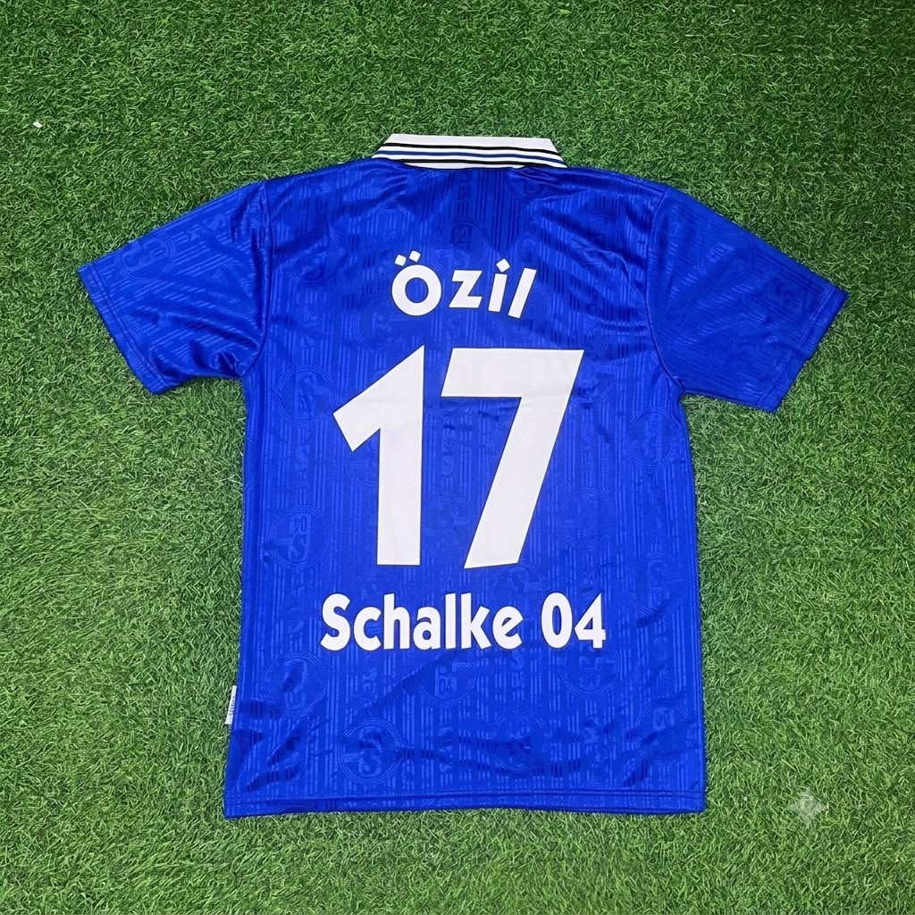 Mesut Özil Schalke 04 Heim Retro Fußballtrikot