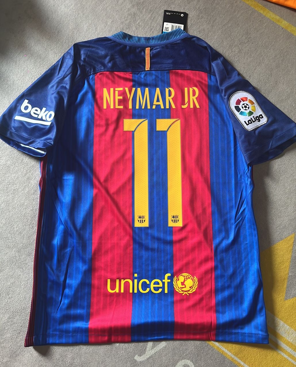 Neymar Jr 11 – FC Barcelona 2016/17 Home Retro Jersey Trikot Maillot