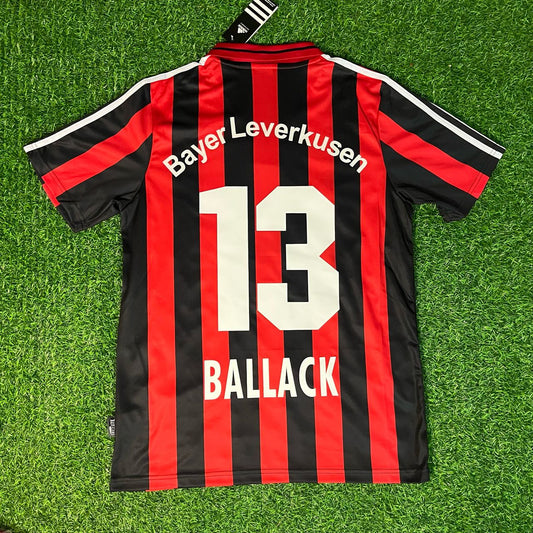 Michael Ballack Bayer 04 Leverkusen 2001-2002 Heimtrikot | Retro Kit | Trikot Fußballtrikot