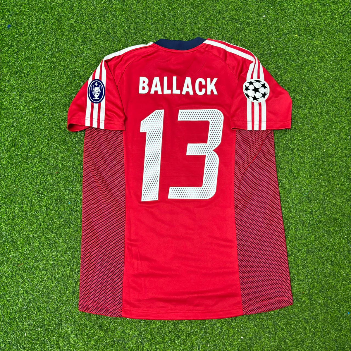 FC Bayern München 2002/03 Rotes Retro-Heimtrikot – Michael Ballack