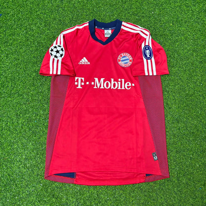 FC Bayern München 2002/03 Rotes Retro-Heimtrikot – Michael Ballack