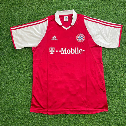 Michael Ballack FC Bayern München 2003 2004 Retro Trikot T-Shirt Fußballtrikot