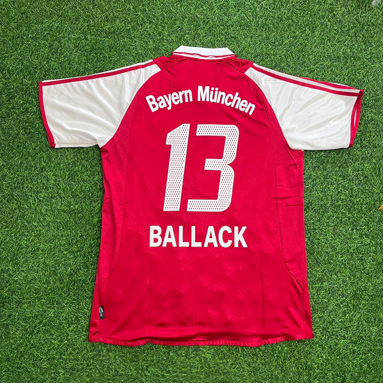 Michael Ballack FC Bayern München 2003 2004 Retro Trikot T-Shirt Fußballtrikot