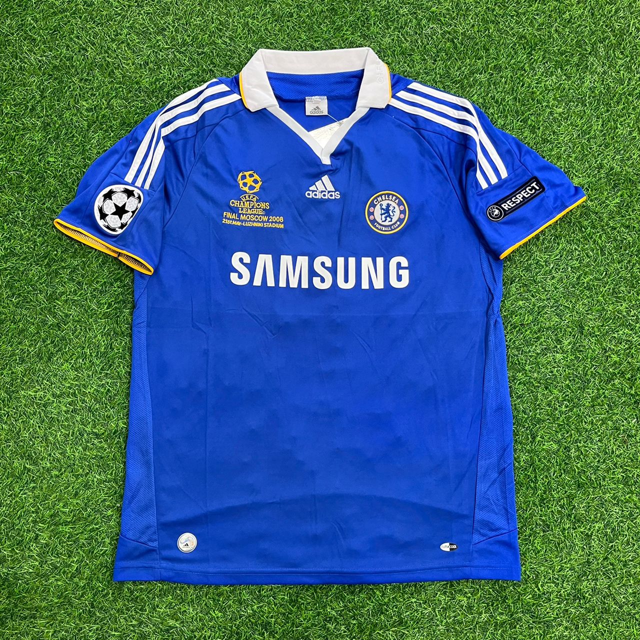 Michael Ballack 13 - Maillot de foot Chelsea 2008 Finale Ligue des Champions