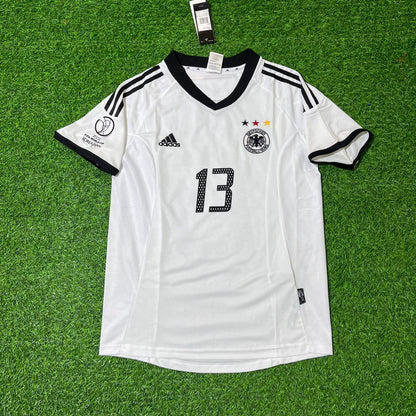 Maillot Rétro Blanc Allemagne Coupe du Monde 2002 Japon Corée – Michael Ballack