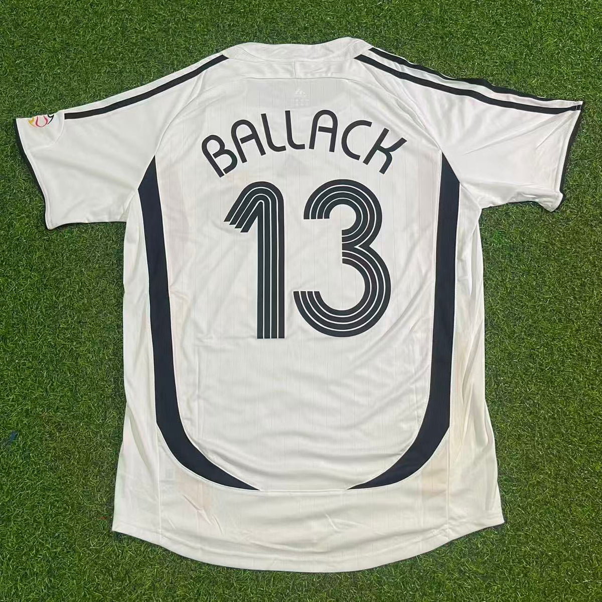 Germany 2006 World Cup White Retro Football Jersey – Michael Ballack