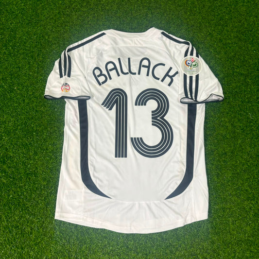 Germany 2006 World Cup White Retro Football Jersey – Michael Ballack