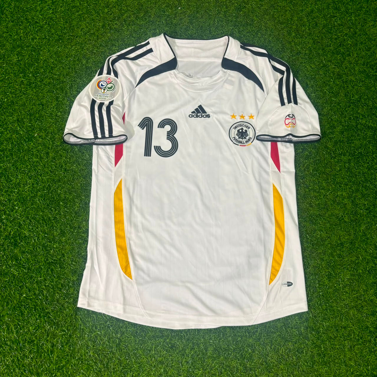 Germany 2006 World Cup White Retro Football Jersey – Michael Ballack