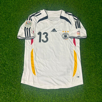 Germany 2006 World Cup White Retro Football Jersey – Michael Ballack