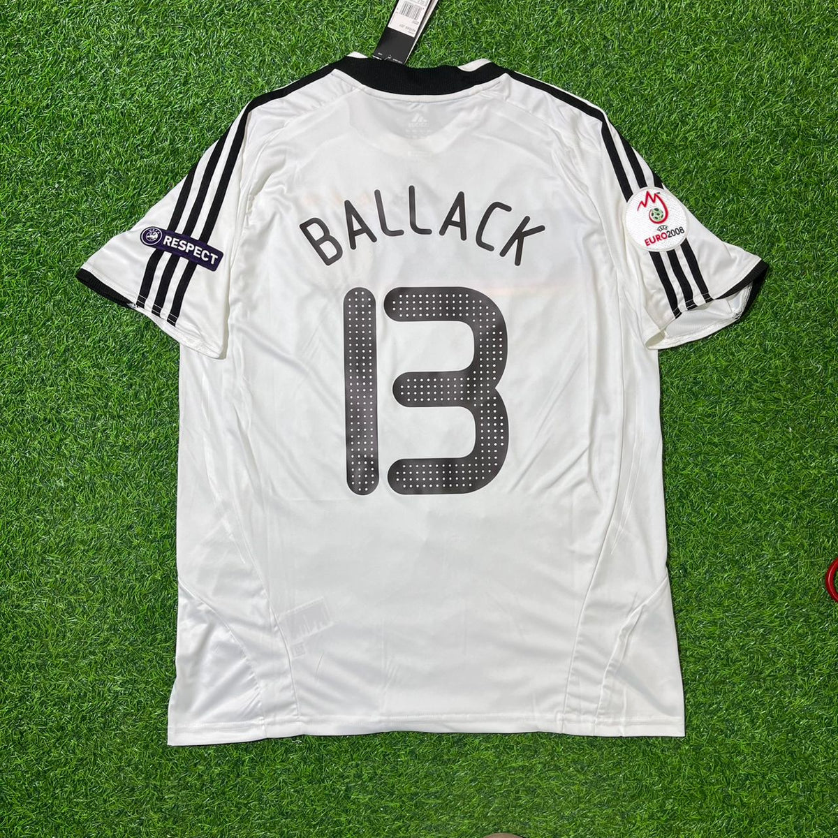Germany 2008 EURO Retro Football Jersey – Michael Ballack