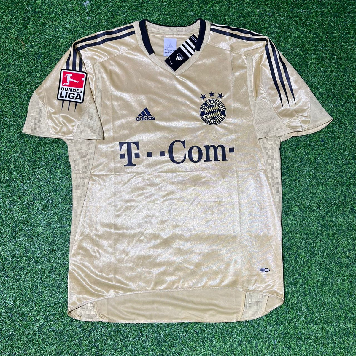 Bayern Munich 2004/05 Golden Set Retro Football Jersey – Michael Ballack