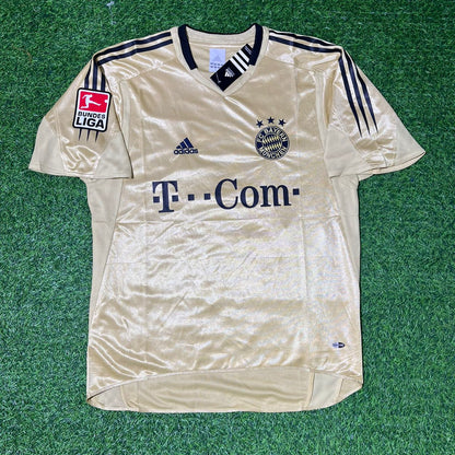 Bayern Munich 2004/05 Golden Set Retro Football Jersey – Michael Ballack