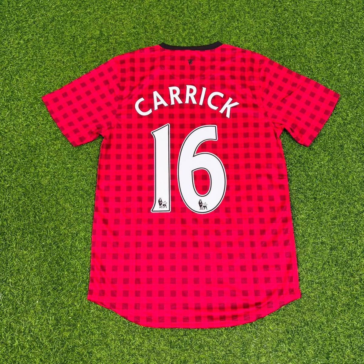 Michael Carrick Manchester United 2012 2013 Saison Rotes Retro Trikot