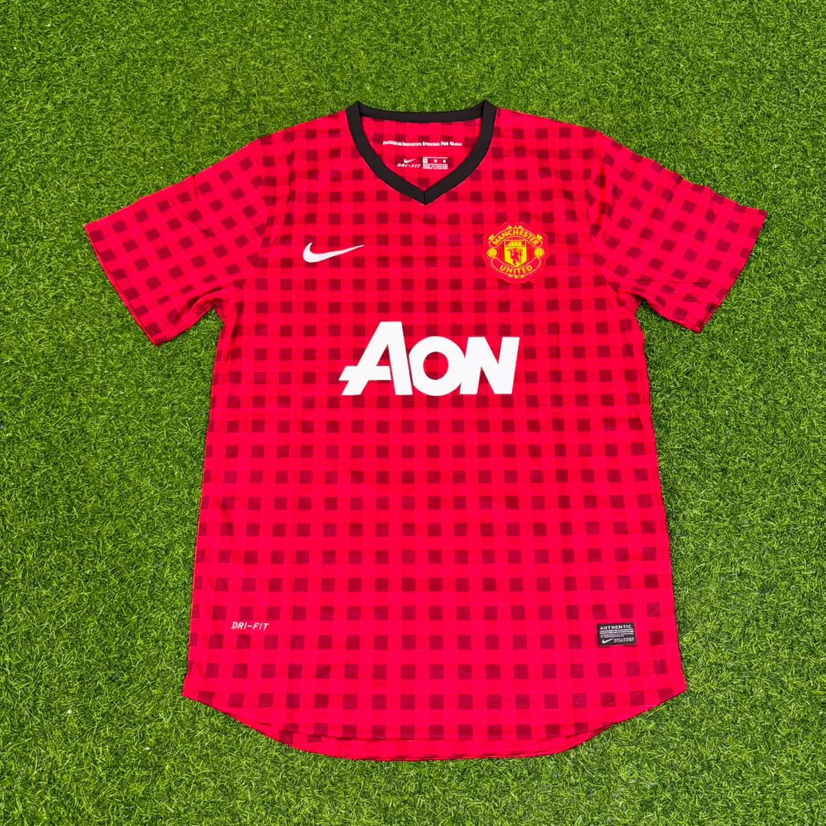 Michael Carrick Manchester United 2012 2013 Saison Rotes Retro Trikot