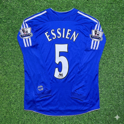 Chelsea 2006/08 Langarm EPL-Patch Fußballtrikot – Michael Essien 5