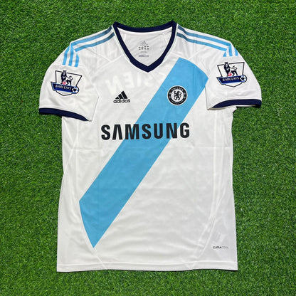 Chelsea 2012/13 White Retro Football Jersey – Demba Ba