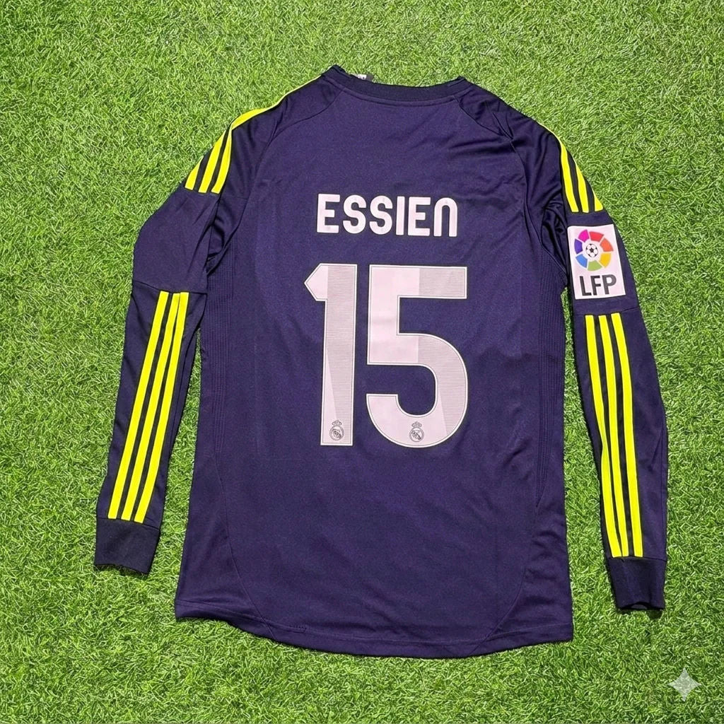 Michael Essien 15- Real Madrid 2012/2013 Away Long Sleeve Football Jersey