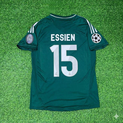 Michael Essien #15 Real Madrid 2012-2013 Champions League Green Jersey Soccer Shirt