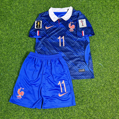 Michael Olise #11 Frankreich 2026 WM Heimtrikot Kinder