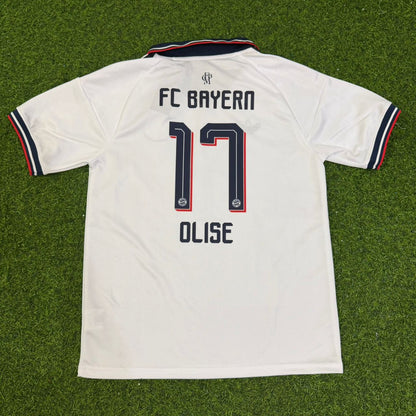 Michael Olise 17 Bayern München 2027 Auswärts Neue Saison Kinder Trikot Fußballshirt