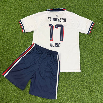Michael Olise 17 Bayern München 2027 Auswärts Neue Saison Kinder Trikot Fußballshirt