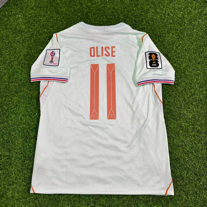 Michael Olise #11 France 2026 World Cup Kids Away Football Jersey