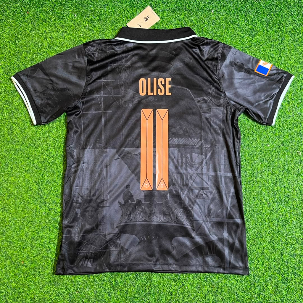 Michael Olise #11 France Black Special Edition Football Jersey Trikot Maillot