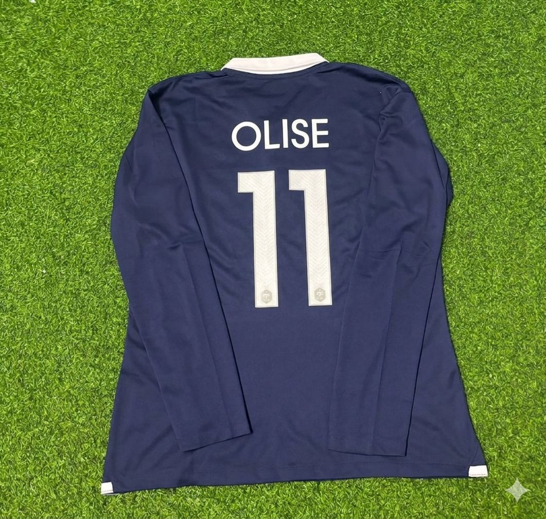 Michael Olise #11 France Long Sleeve Football Jersey Trikot Maillot