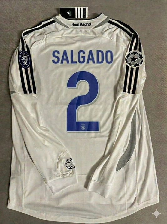 Michel Salgado 2 - Real Madrid 2006-2007 Trikot (weiß, schwarz)
