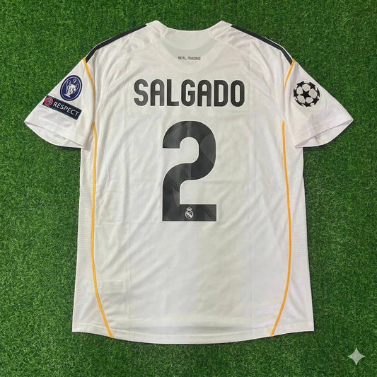 Michel Salgado Real Madrid 2009 2010 Retro Trikot Fußballshirt